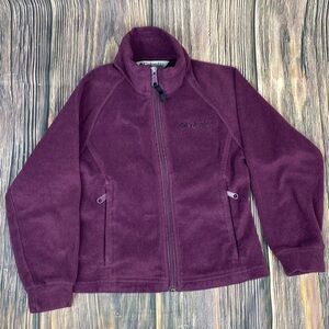 Columbia Purple Fleece Zip-up Jacket